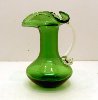 Green Viking Glass Mini Pitcher