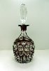 Unsigned Amethyst Cut to Clear 12 1/2 in. Decanter