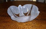 Cristal D'arques Crystal Bowl with Frosted Birds