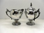 F.B. Rogers Silverplate Creamer and Sugar