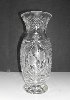 Unsigned Crystal 8 3/8 in. Cut Glass Vase