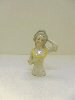 Vintage Porcelain Pincushion half doll lady, Germany, 3 5/8 in. Tall