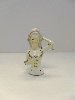 Vintage Porcelain Pincushion Half Doll Lady, Germany, 3 3/4 in. Tall