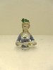 Vintage Porcelain Pincushion Half Doll Victorian Lady, Germany, 3 7/8 in. Tall