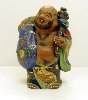 Signed Authentic Kutani Hotei 8 in. Laughing Budda Figurine